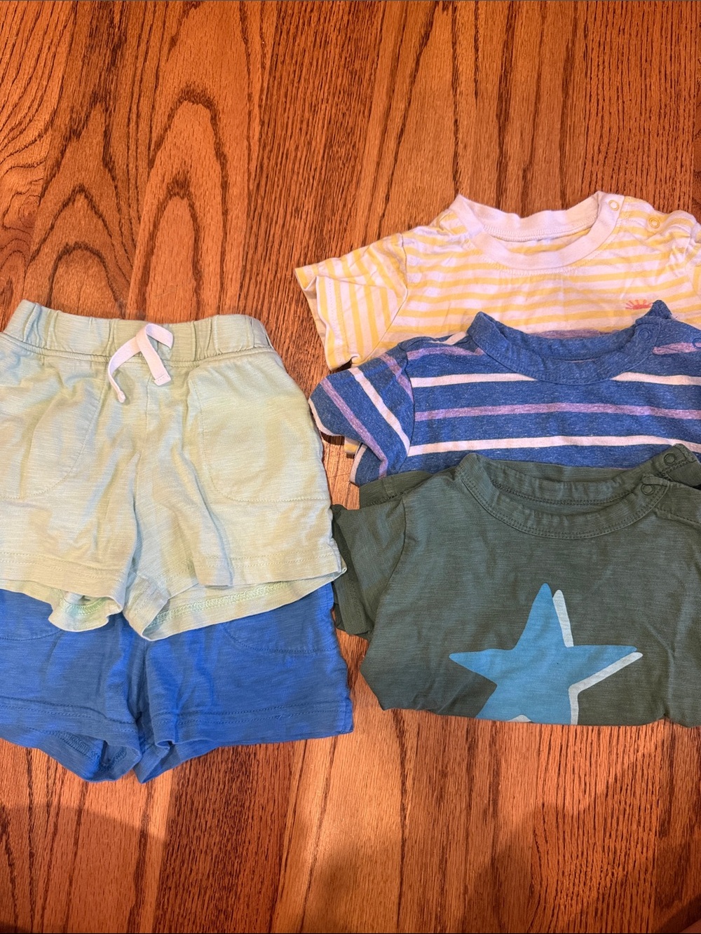 Primary Kids Matching Sets in Blue, Green, Yellow